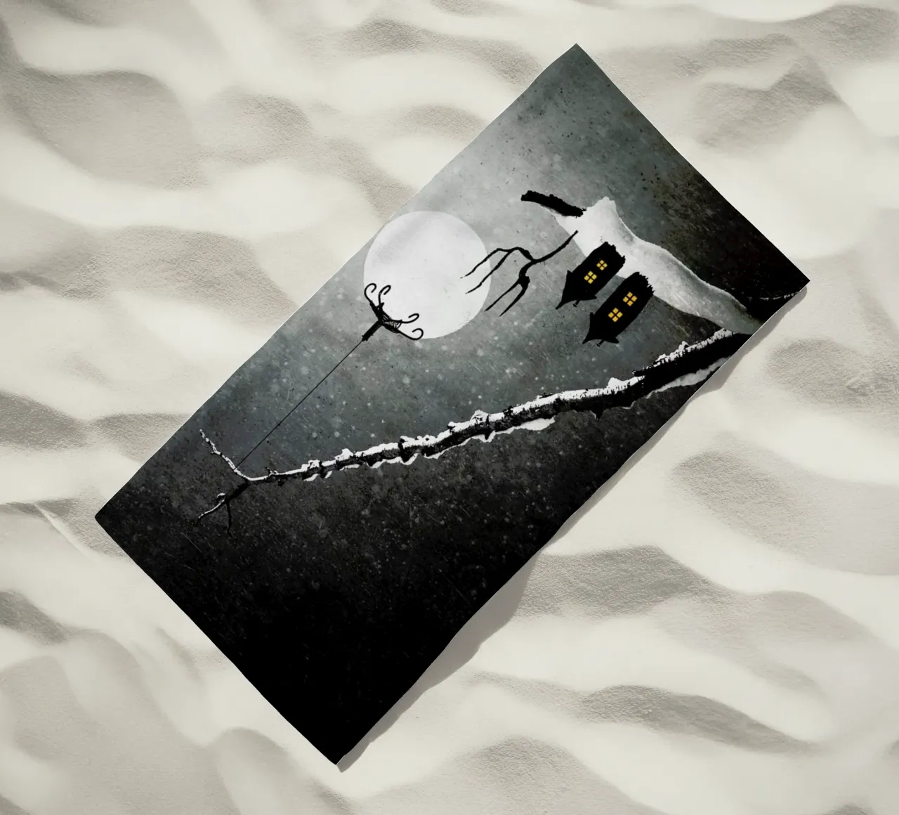 Winter Night telo mare da Elisabeth Fredriksson