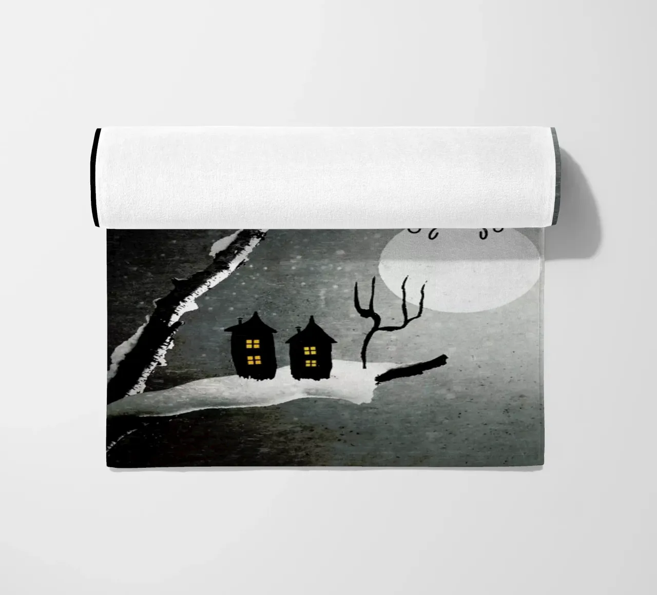 Winter Night telo mare da Elisabeth Fredriksson