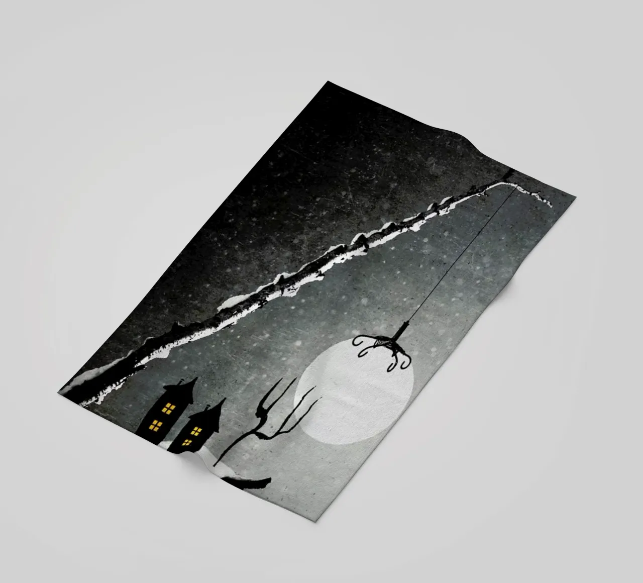 Winter Night telo mare da Elisabeth Fredriksson