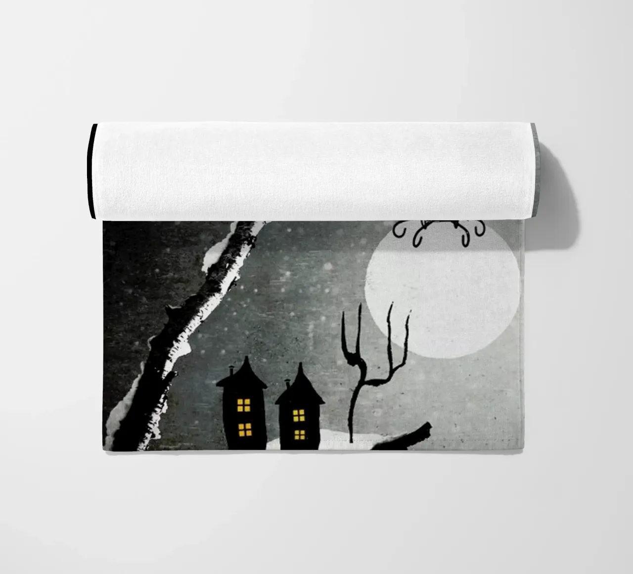 Winter Night telo mare da Elisabeth Fredriksson