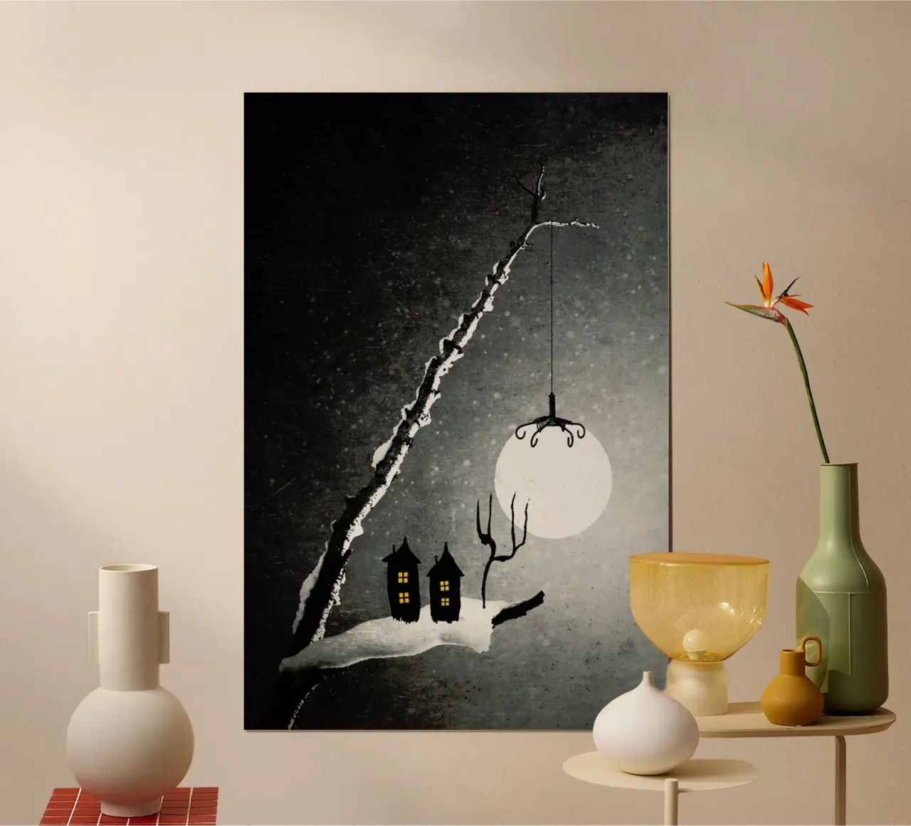 Winter Night poster da Elisabeth Fredriksson