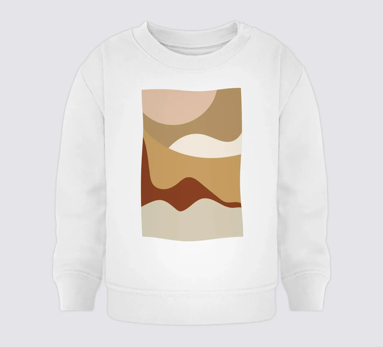 Golden Waves felpa neonato da Pure