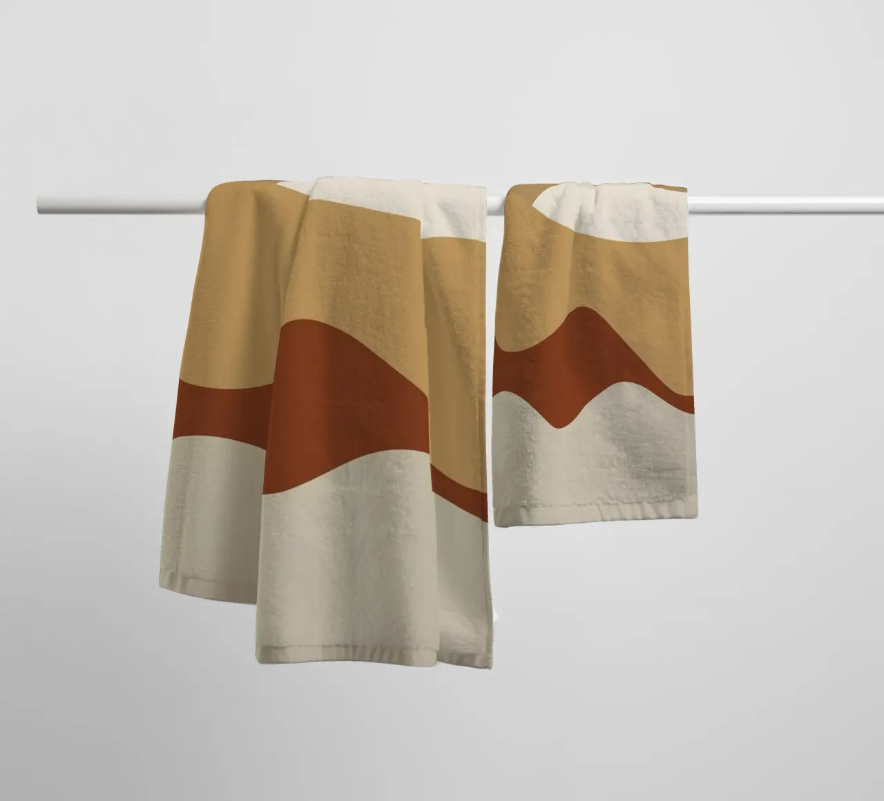 Golden Waves asciugamano da bagno da Pure