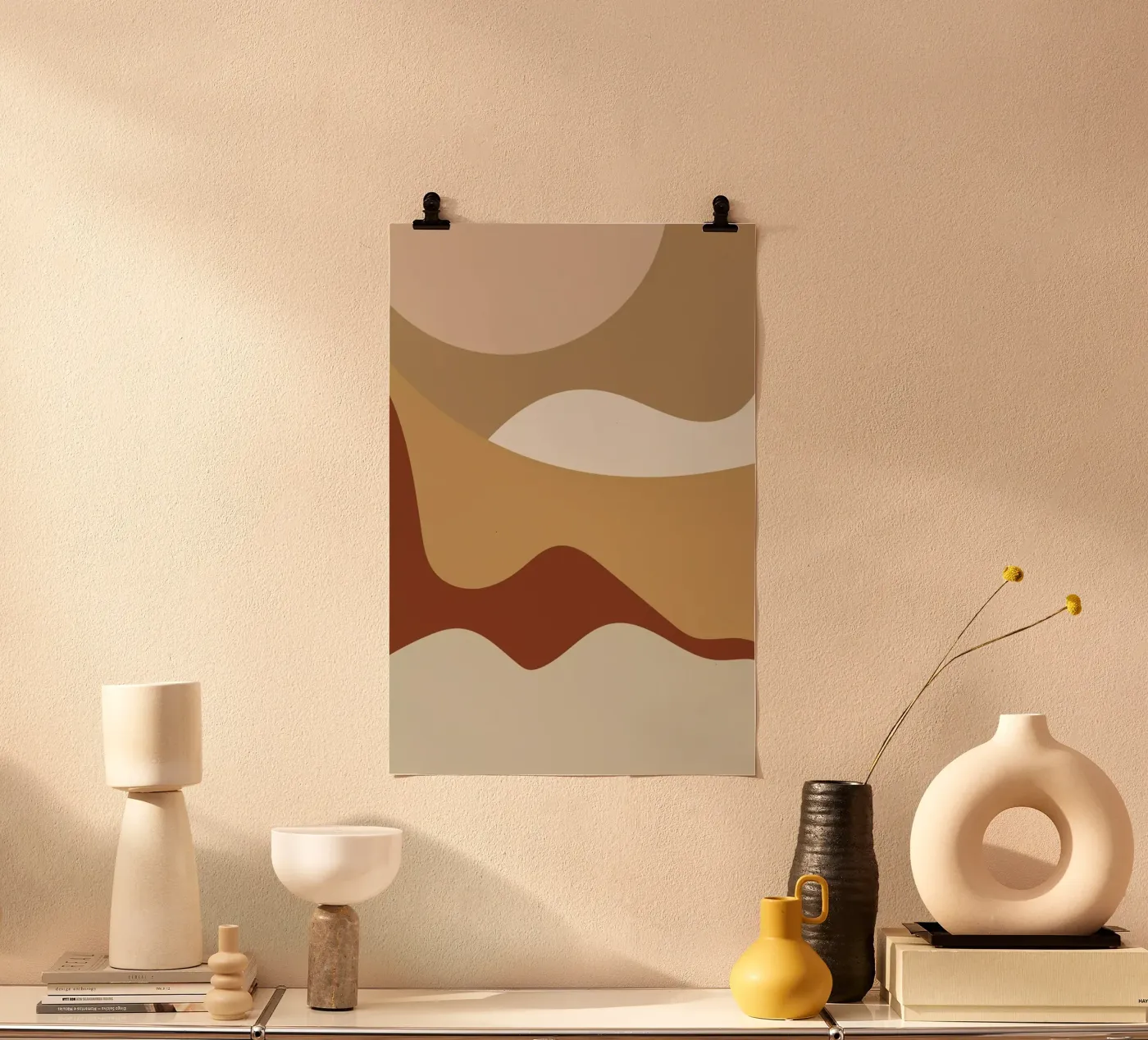 Golden Waves poster by Pure
