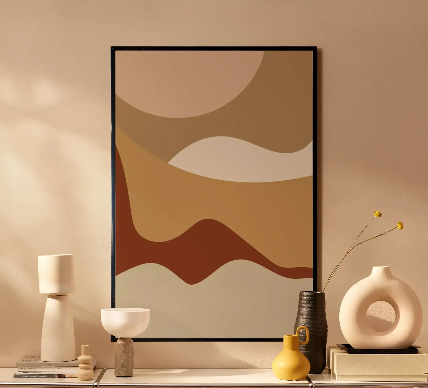 Golden Waves poster by Pure