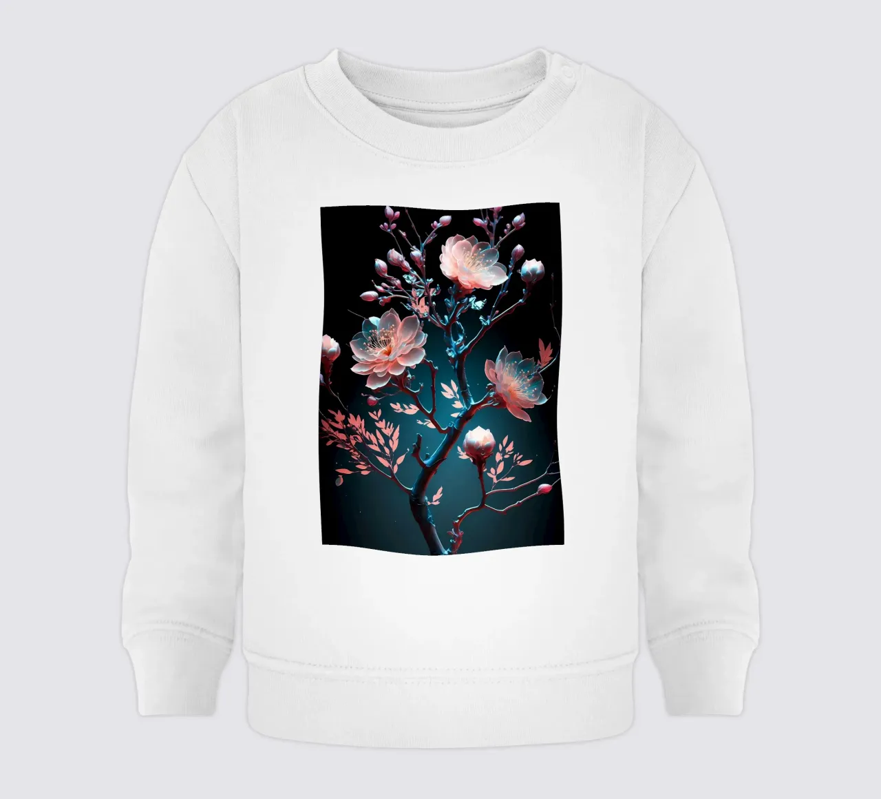 ciliegio in fiore in Giappone felpa neonato da Rebecca Clark Wyrick