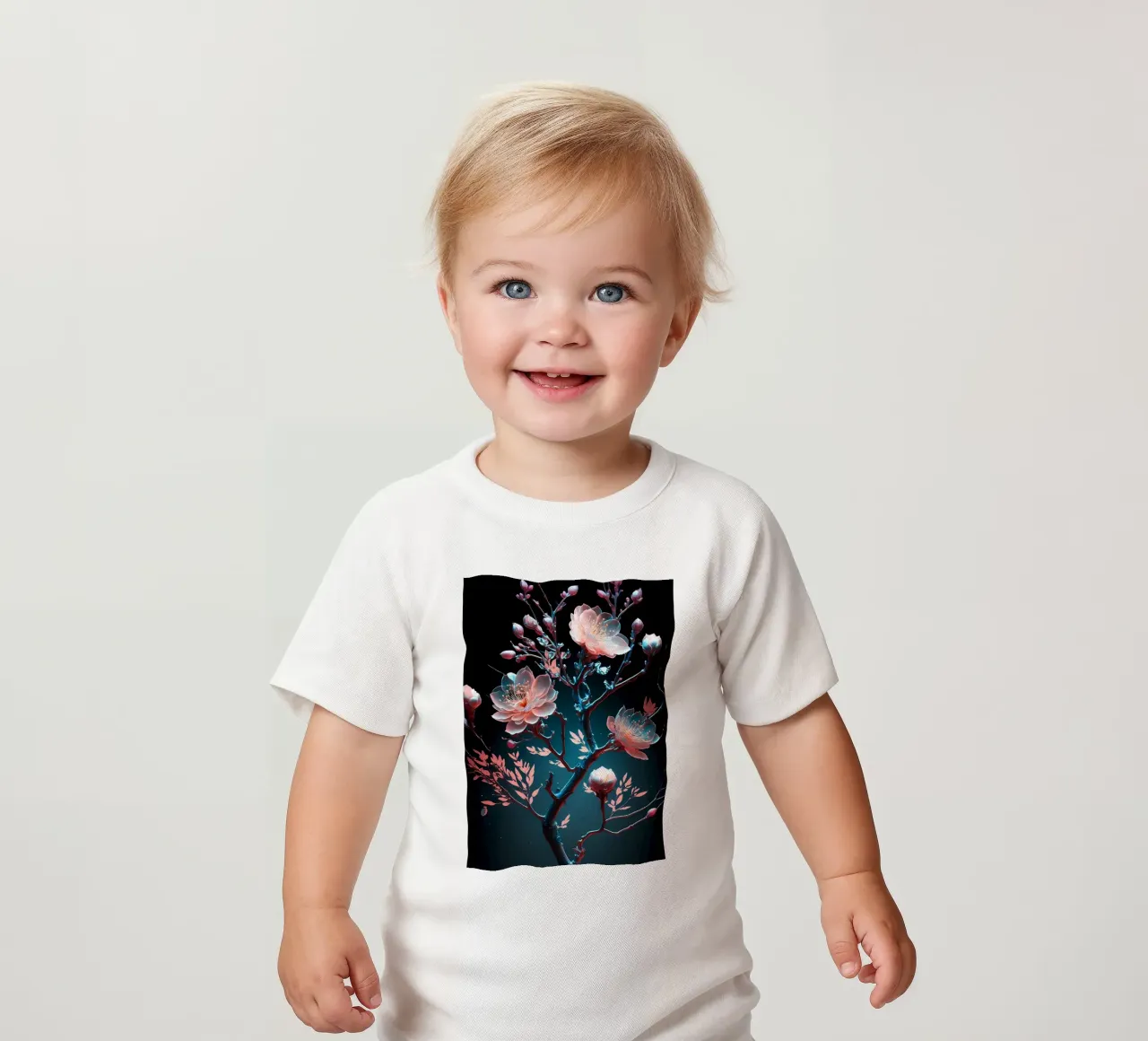 ciliegio in fiore in Giappone maglietta neonato da Rebecca Clark Wyrick