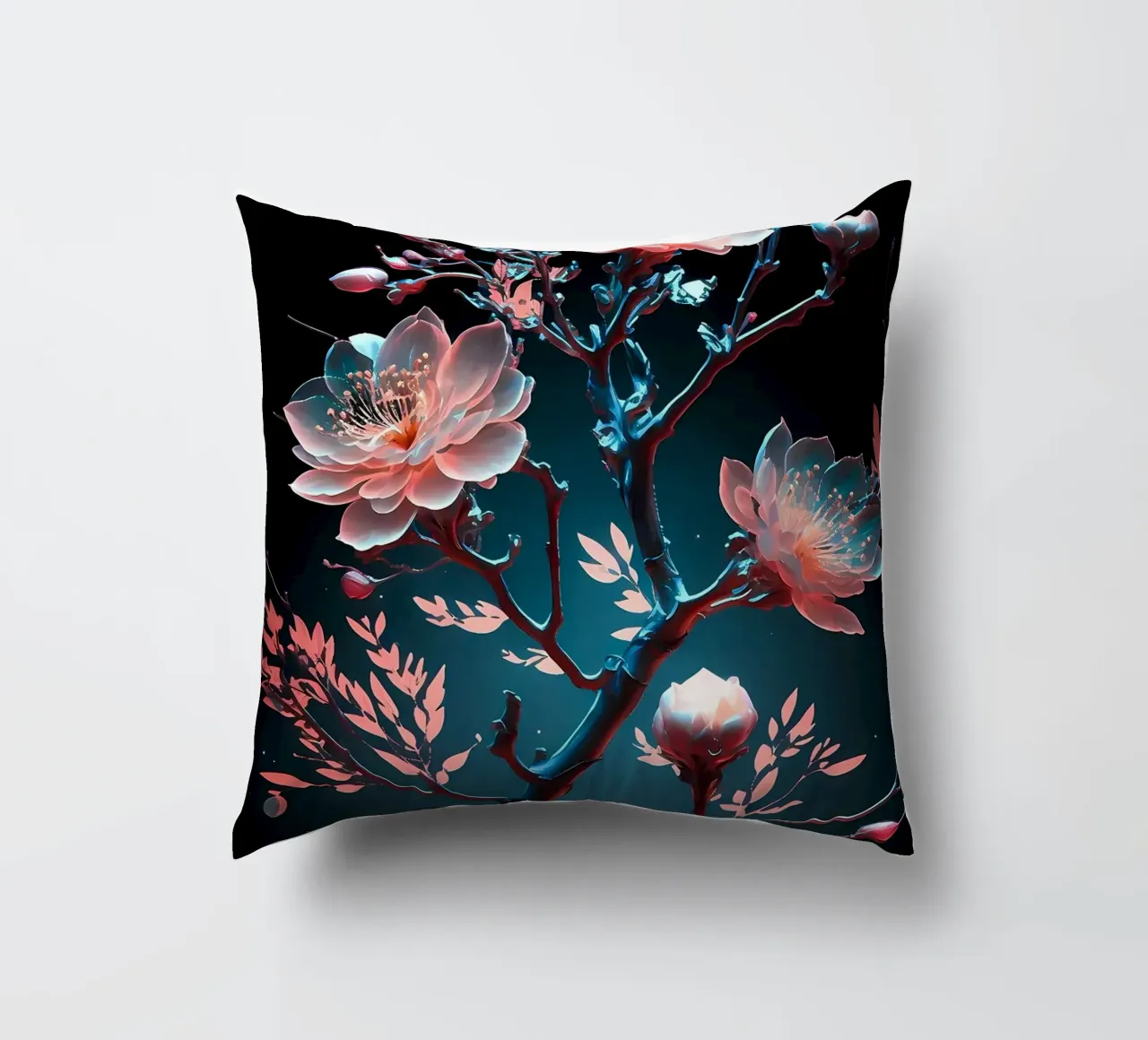 ciliegio in fiore in Giappone cuscino da Rebecca Clark Wyrick