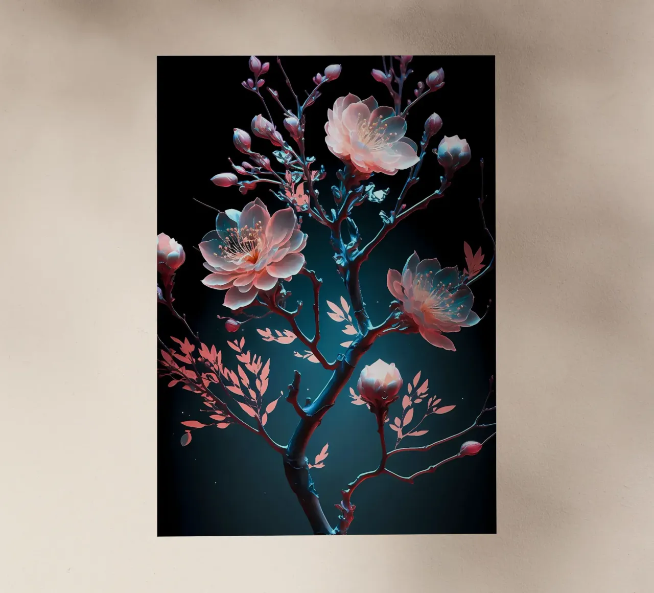 ciliegio in fiore in Giappone pellicola backlit da Rebecca Clark Wyrick