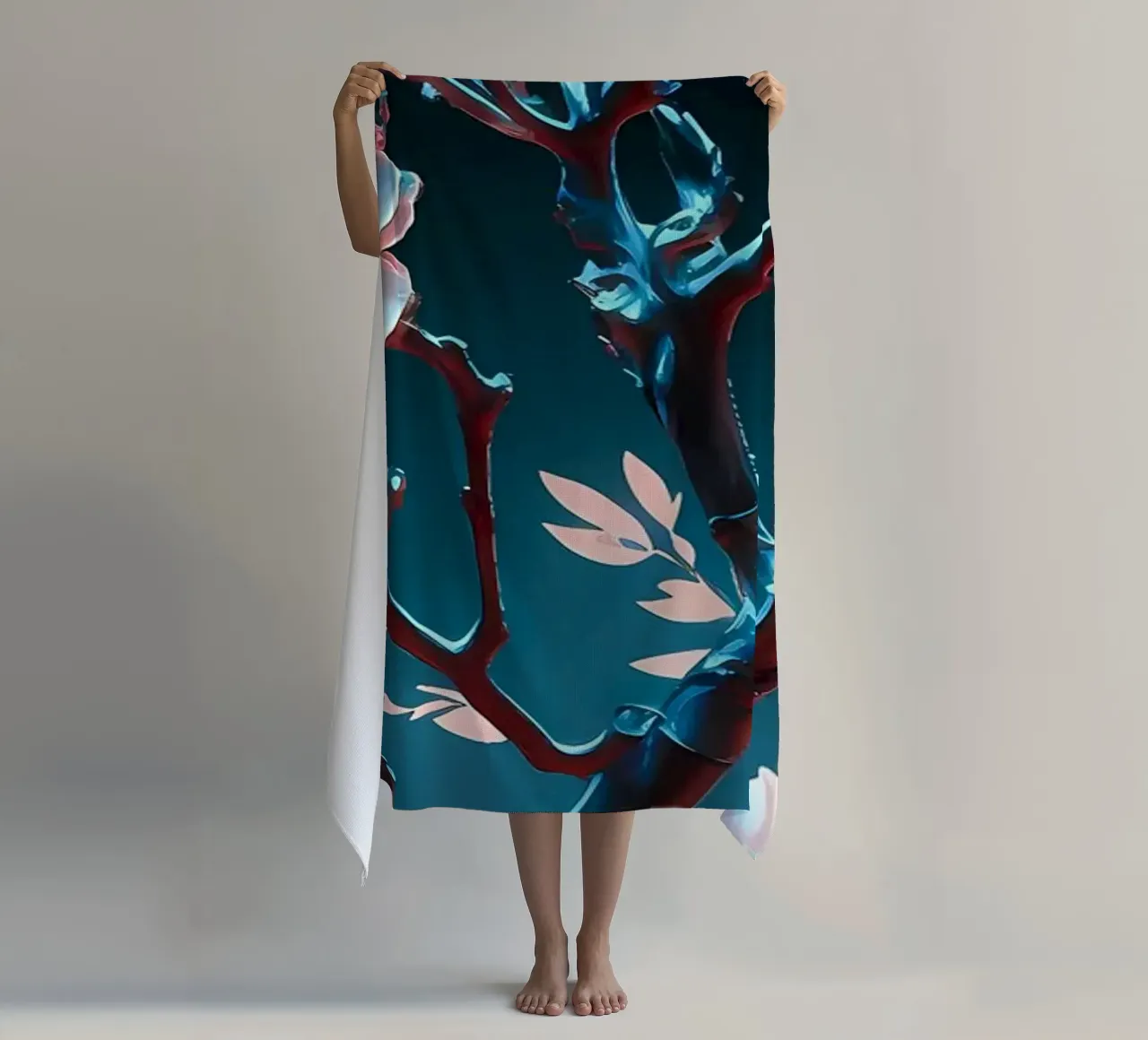 ciliegio in fiore in Giappone telo mare da Rebecca Clark Wyrick