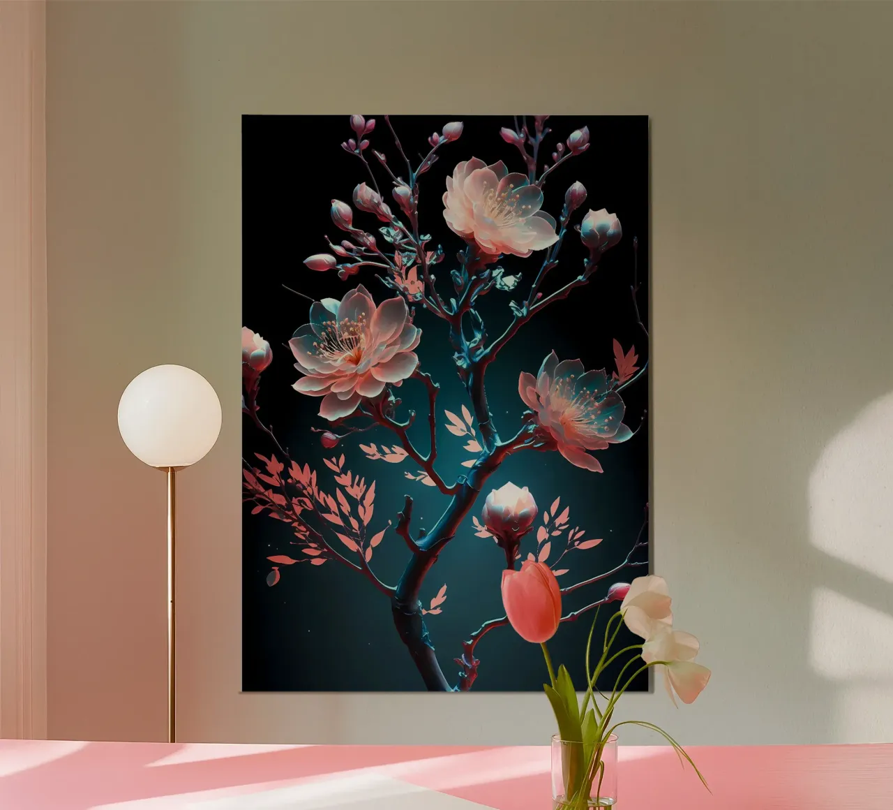 ciliegio in fiore in Giappone alluminio dibond da Rebecca Clark Wyrick