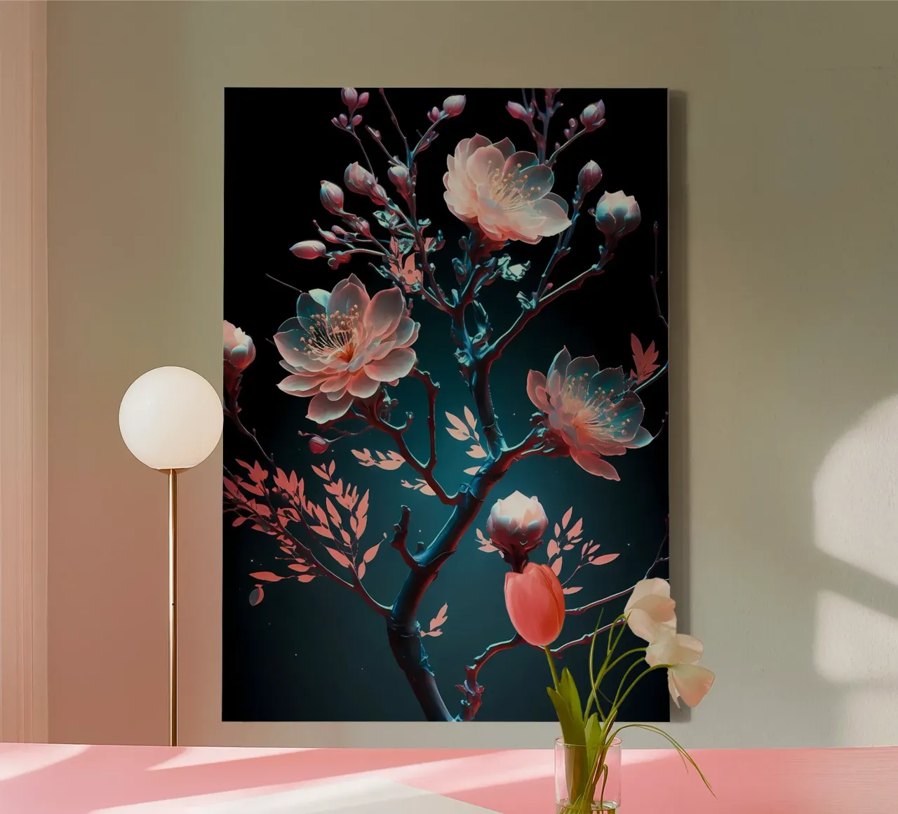 ciliegio in fiore in Giappone tela da Rebecca Clark Wyrick
