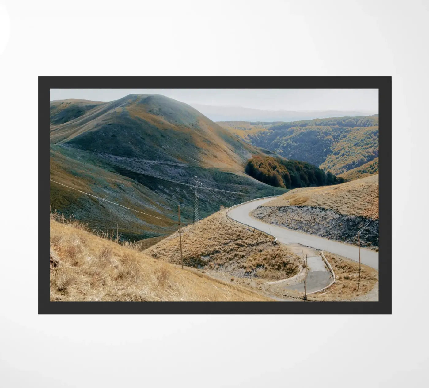 Mountain Nowhere doormat by Moon  Bloom