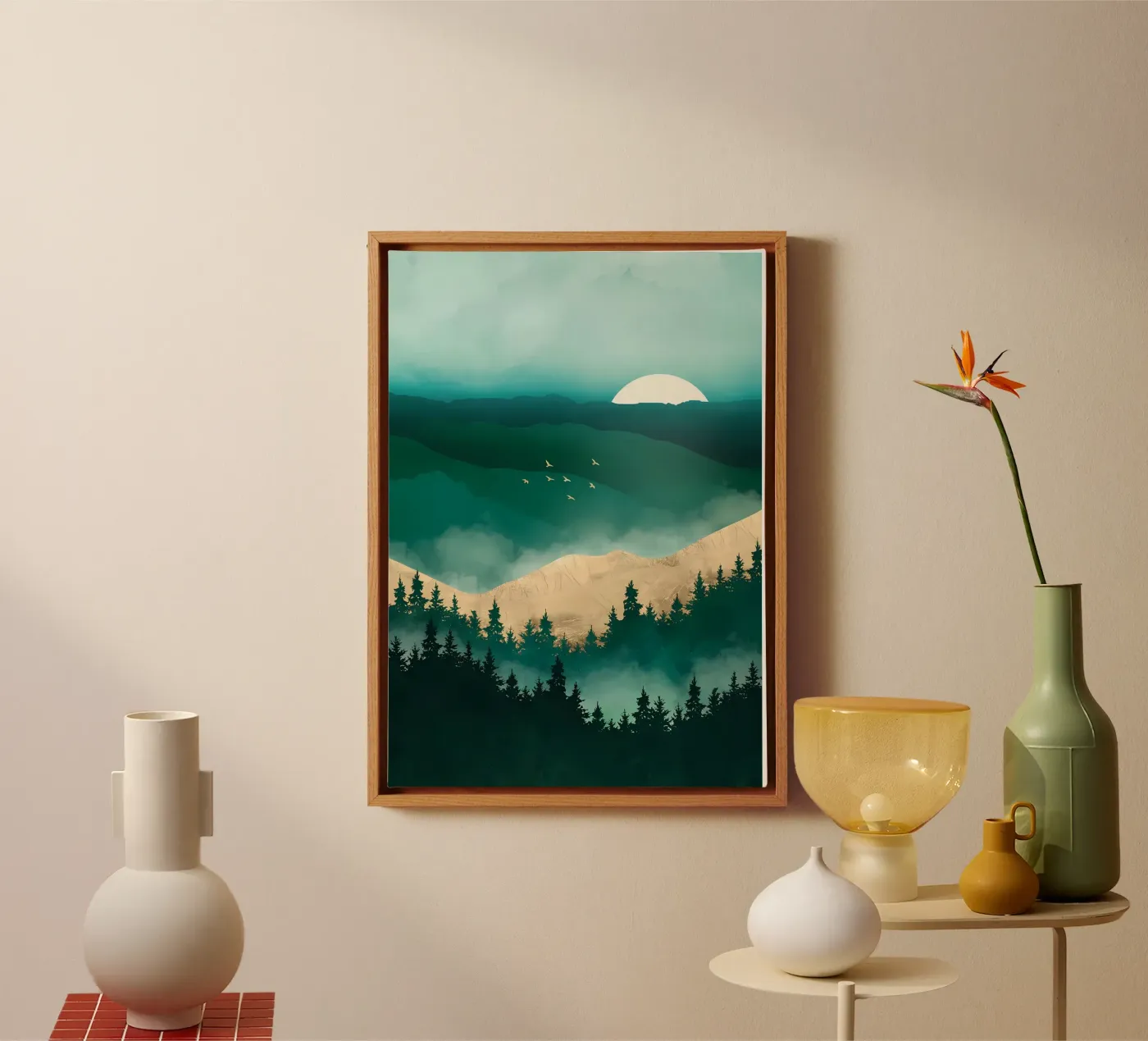 Wandern Leinwand von Albert S Jacob