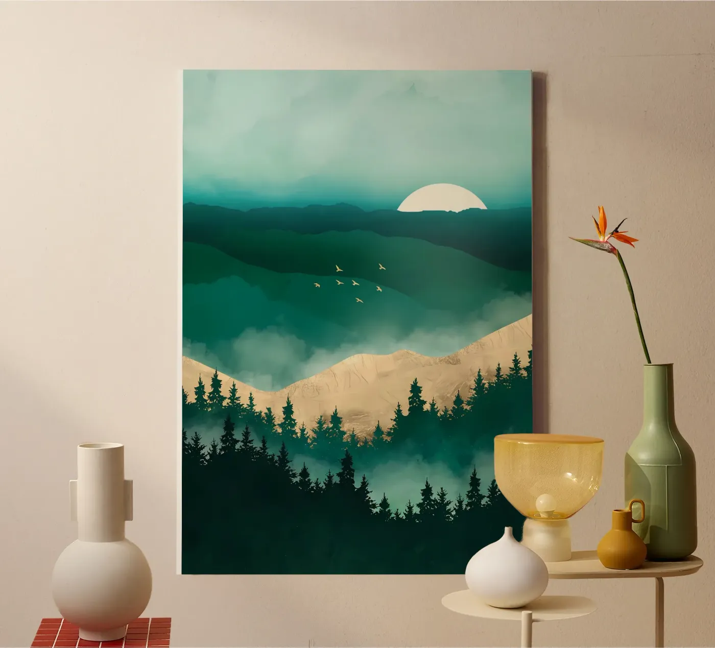 Wandern Leinwand von Albert S Jacob