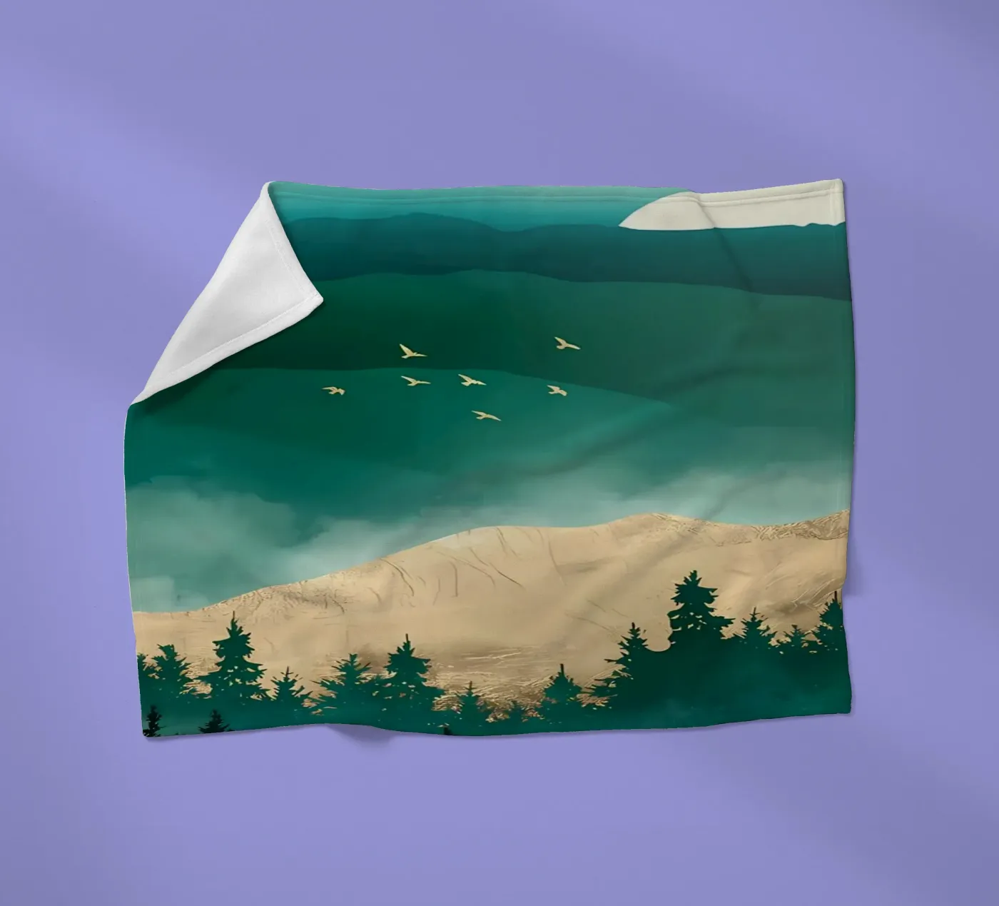 Hiking fleece blanket by Albert S Jacob