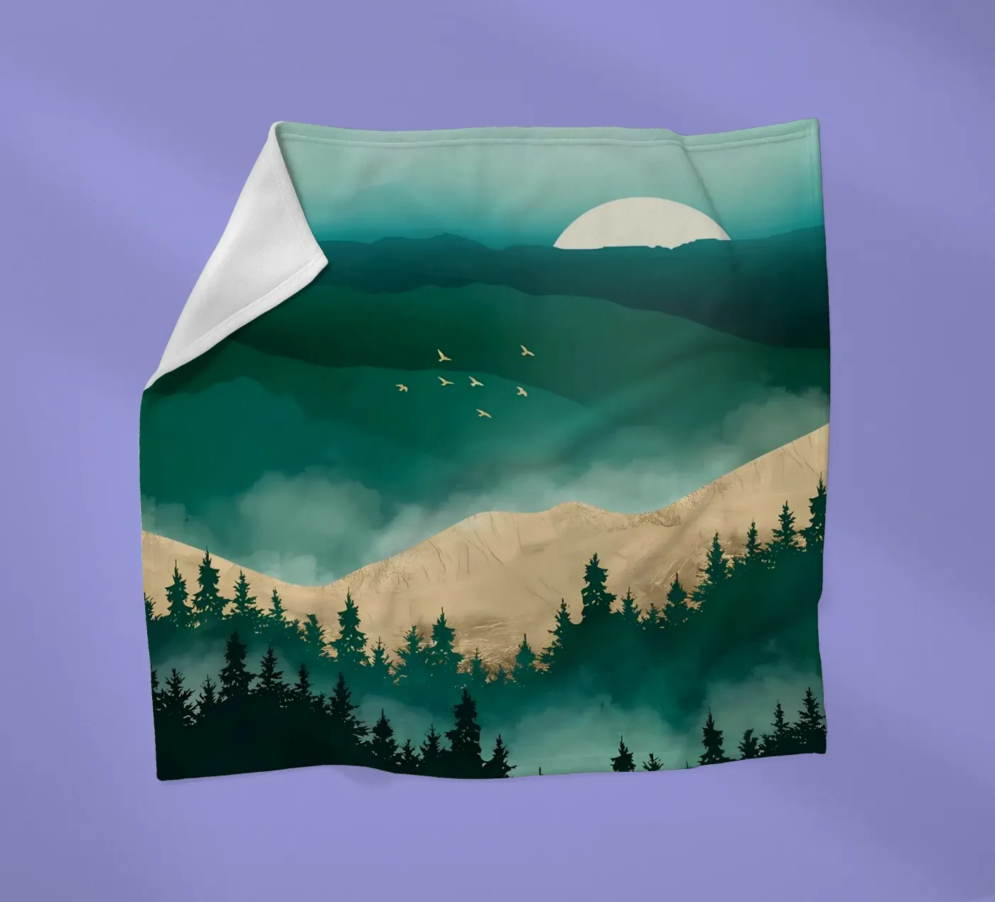 Hiking fleece blanket by Albert S Jacob
