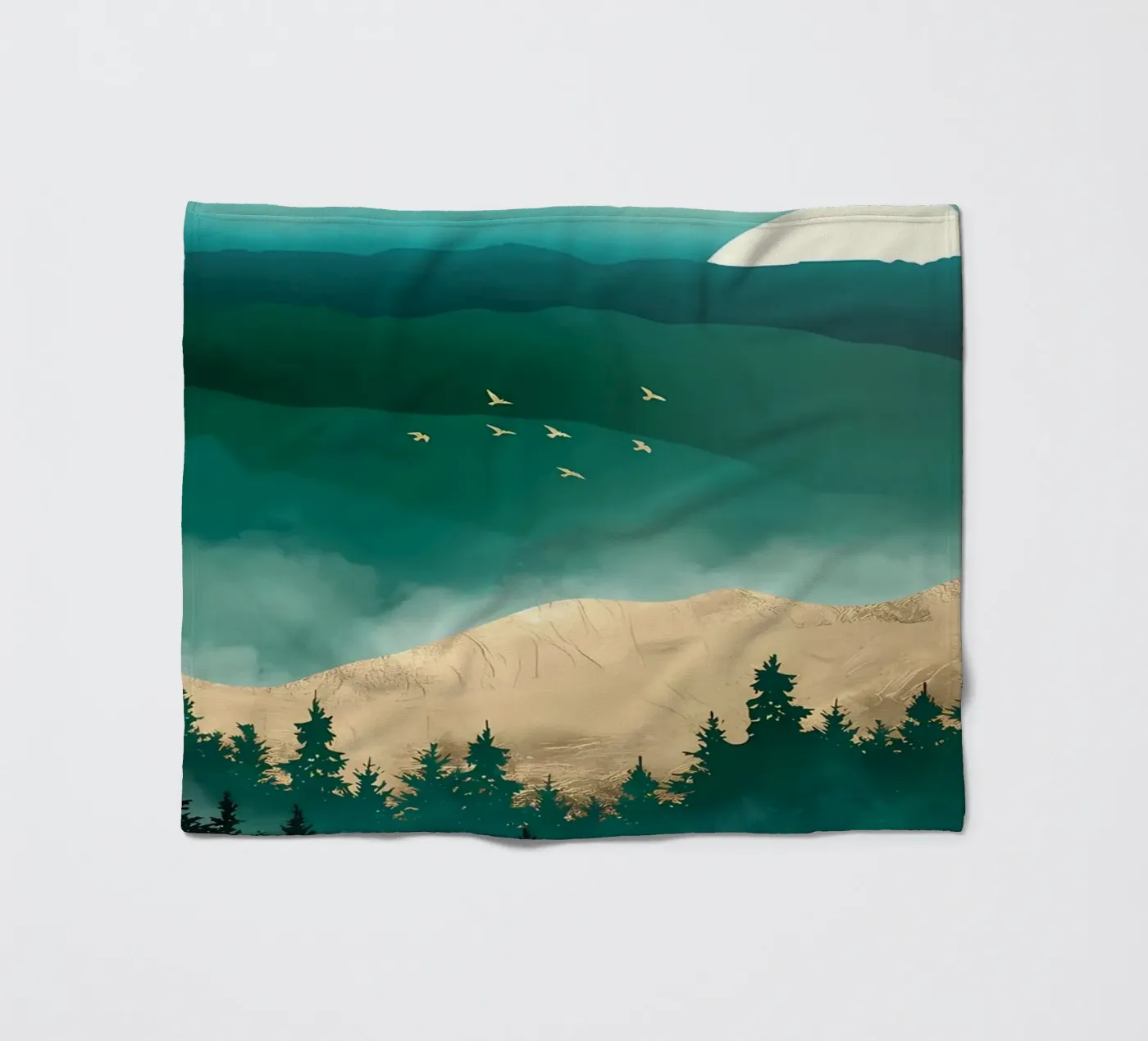 Hiking fleece blanket by Albert S Jacob