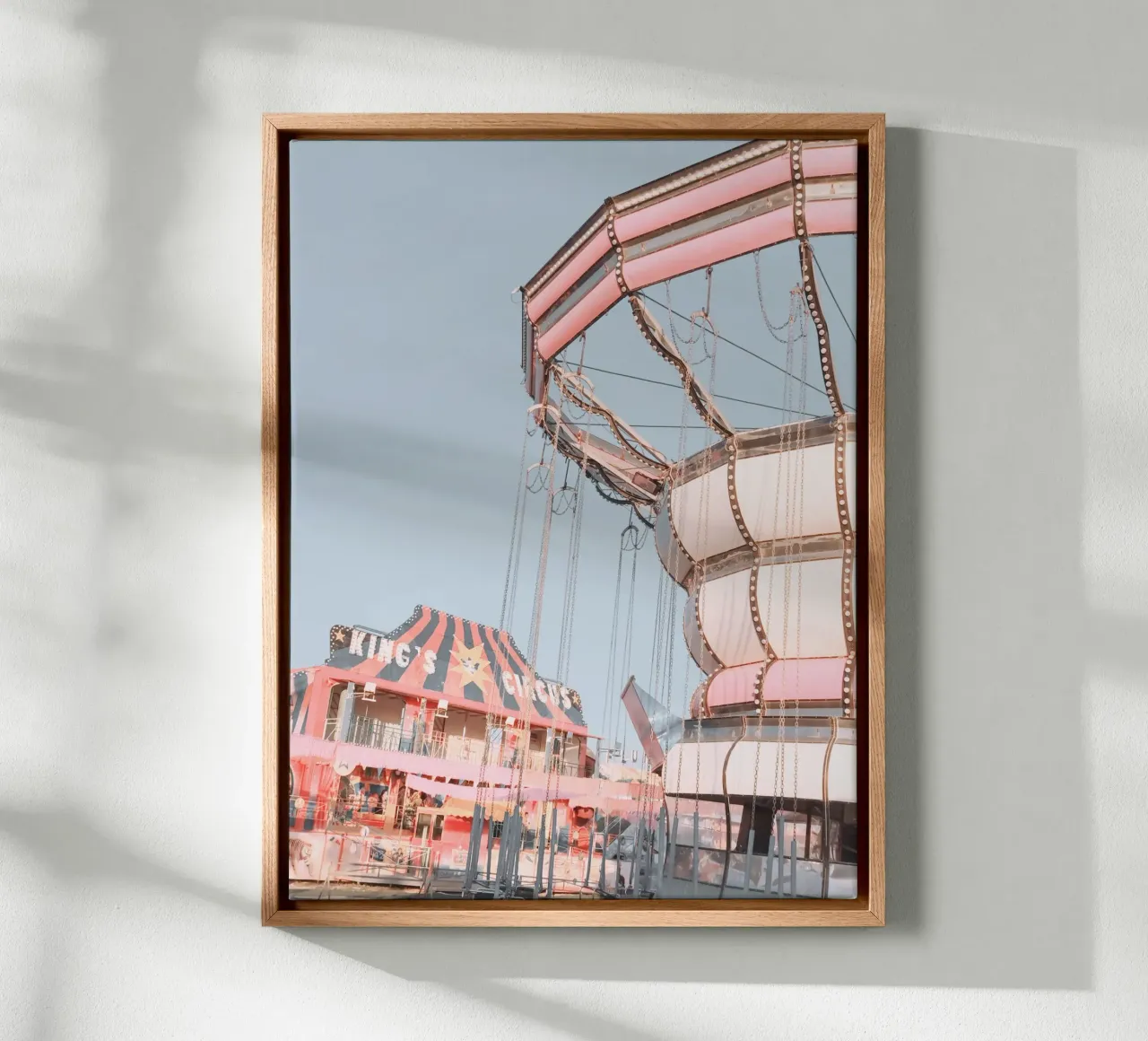 Luna Park d'epoca tela con Cornice a cassetta da Moon  Bloom