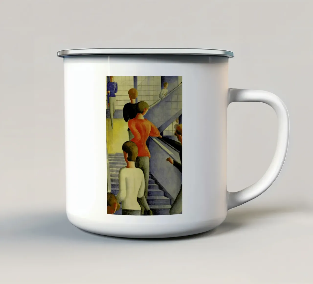 Schlemmer - Bauhaus Stairway tazza in smalto da ARTOTHEK