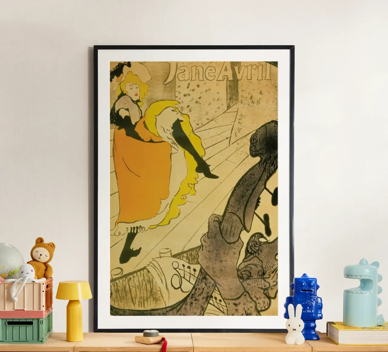 Henri de Toulouse-Lautrec - Lithograph Jane Avril poster da ARTOTHEK