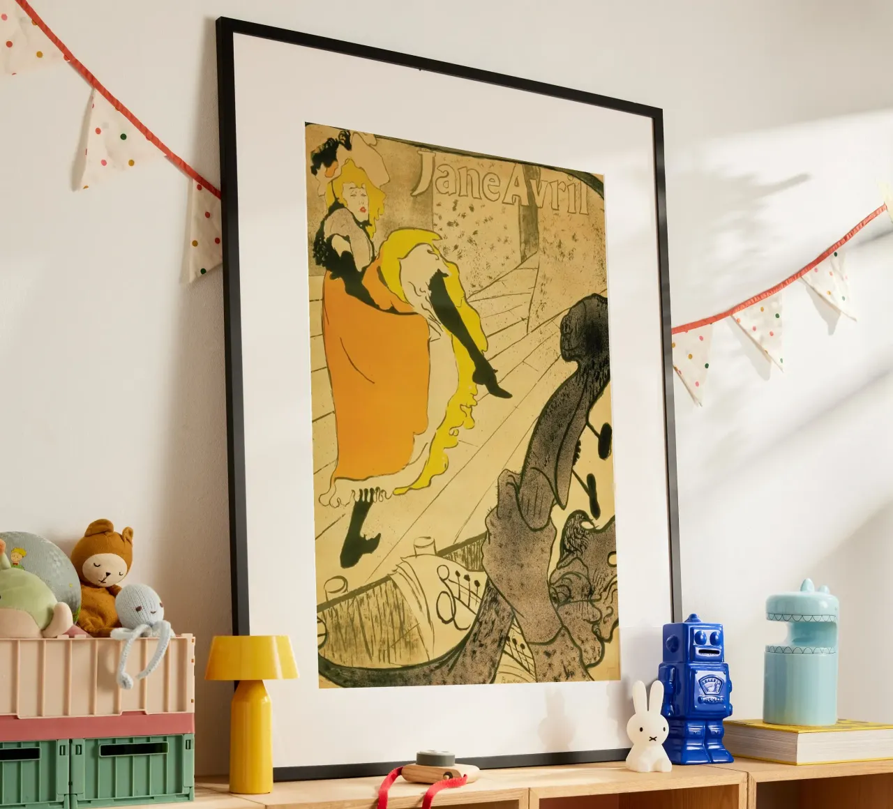 Henri de Toulouse-Lautrec - Lithograph Jane Avril poster da ARTOTHEK