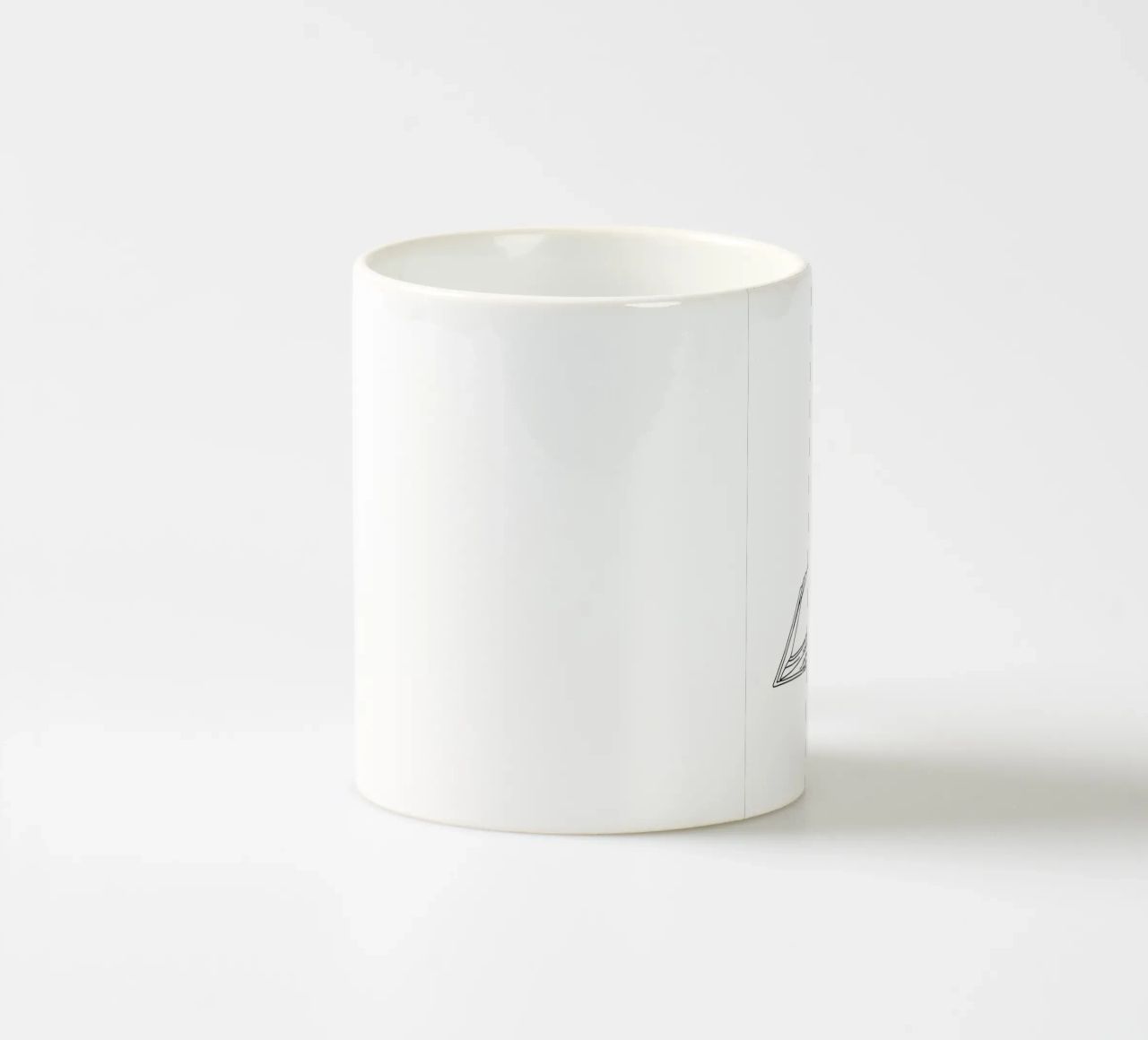 Mani in preghiera dal libro aperto Line Art minimalista tazza in ceramica da Viv Line Art