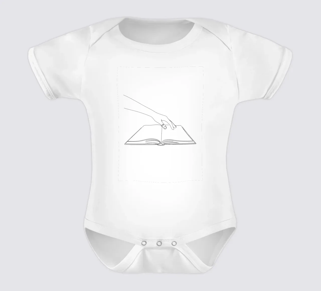 Libro Hands On Minimalist Line Art body de bebé de Viv Line Art