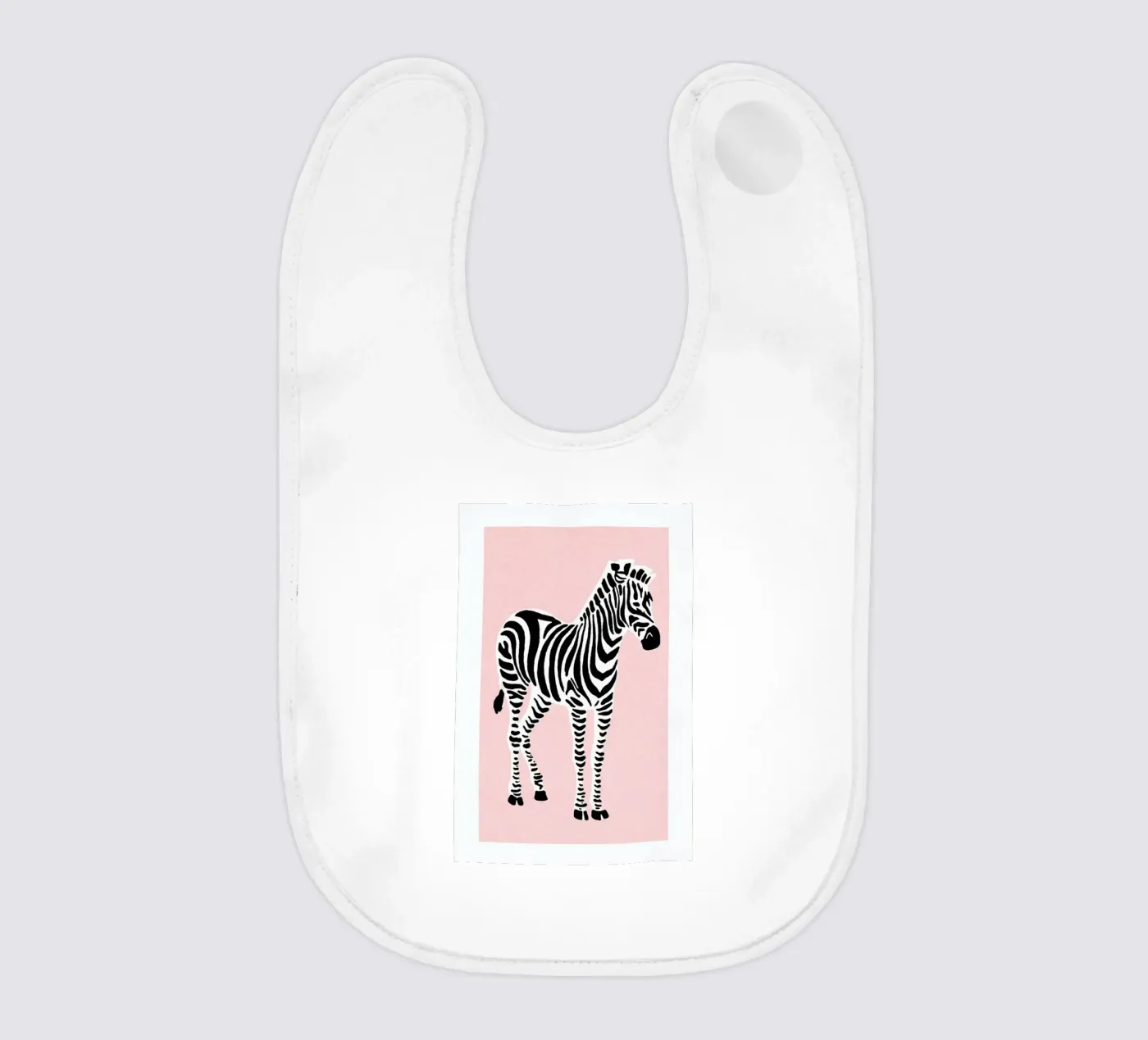 Zebra Pink Babylätzchen von Little Flourishes