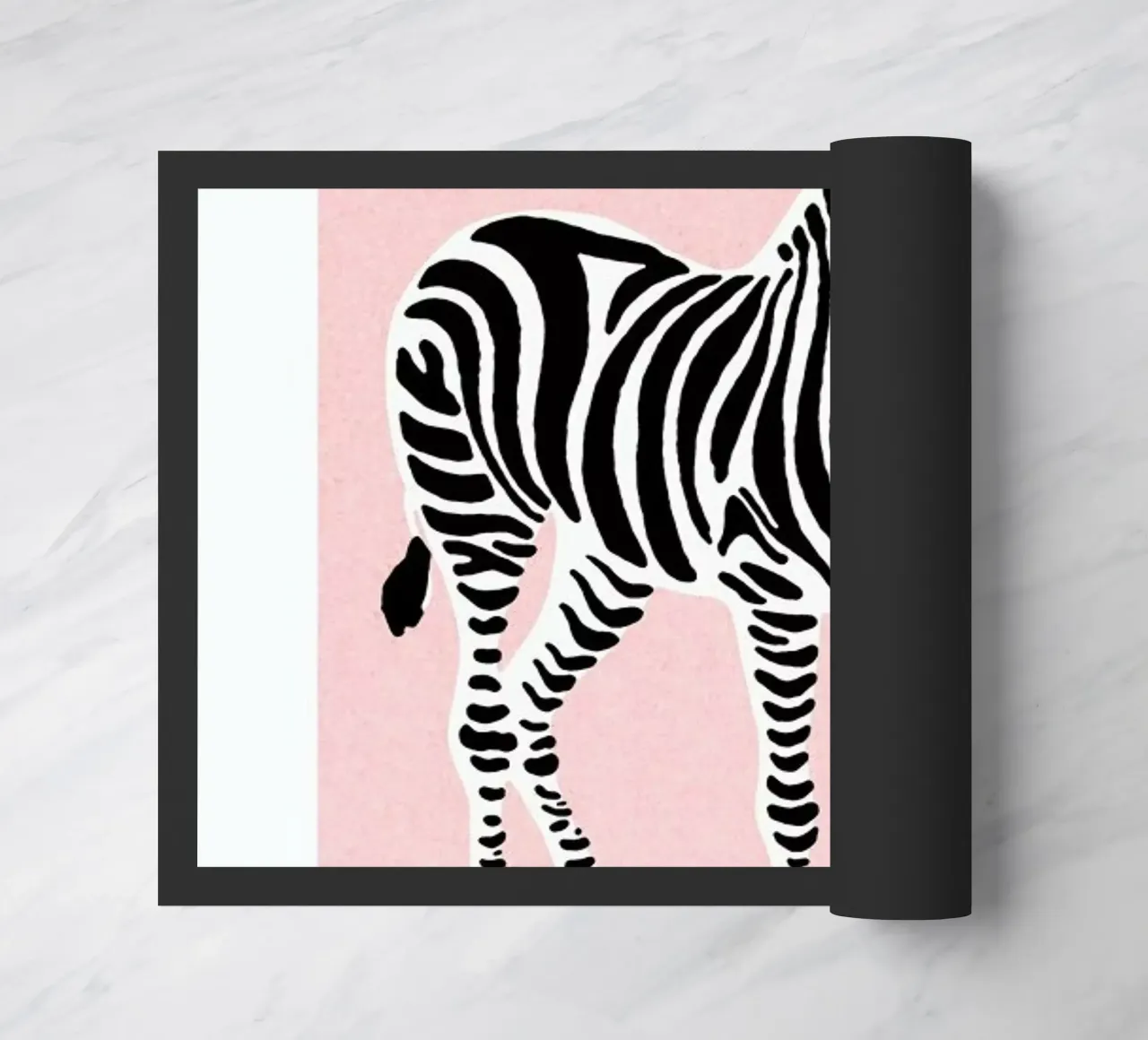 Zebra Pink zerbino da Little Flourishes