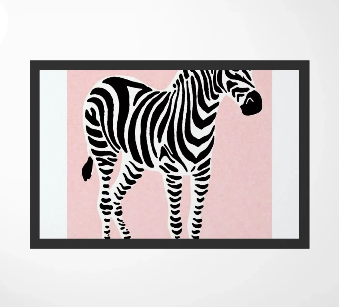 Zebra Pink zerbino da Little Flourishes