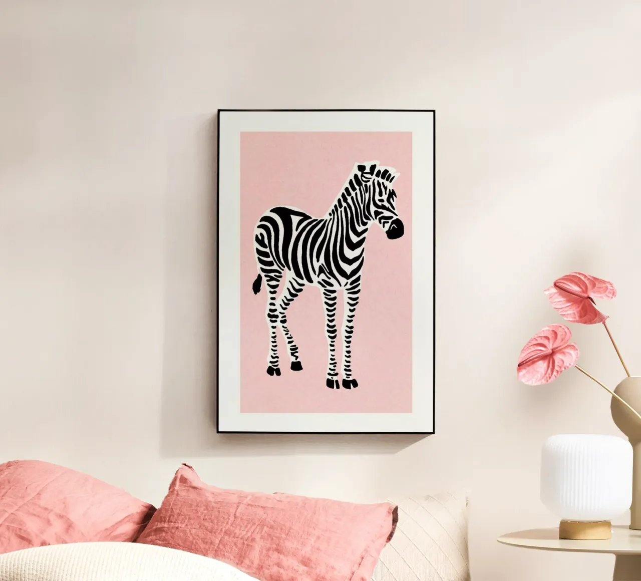 Zebra Pink plexiglass da Little Flourishes