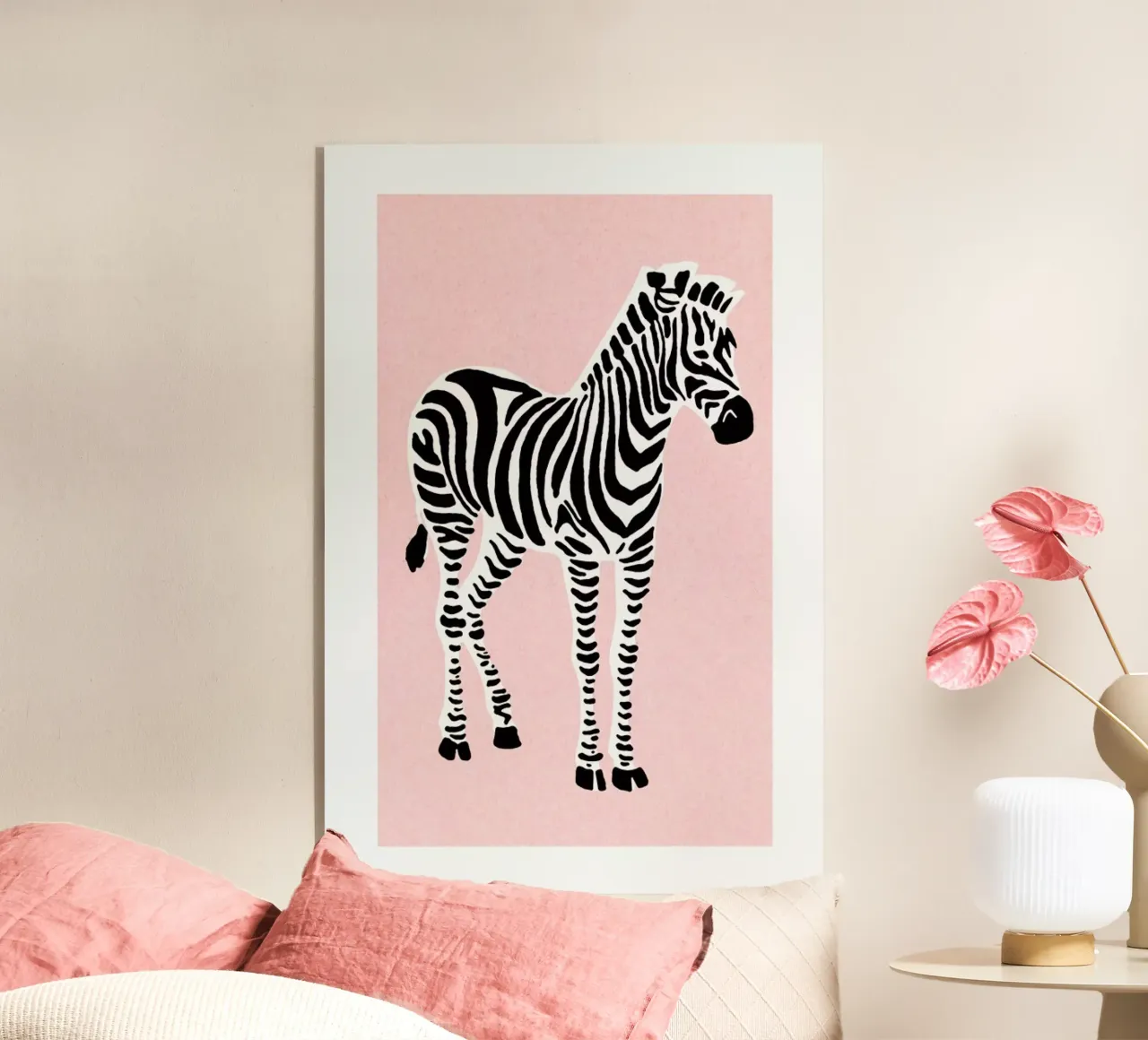 Zebra Pink plexiglass da Little Flourishes