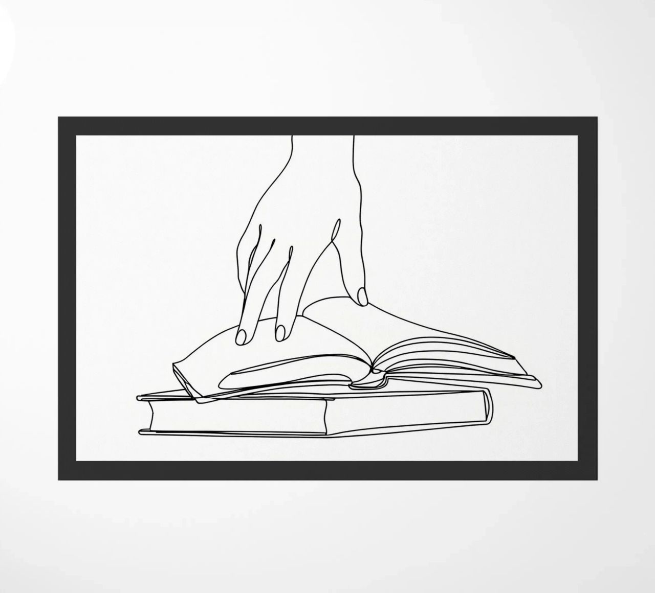 Hands On Book 2 Line art minimalista zerbino da Viv Line Art