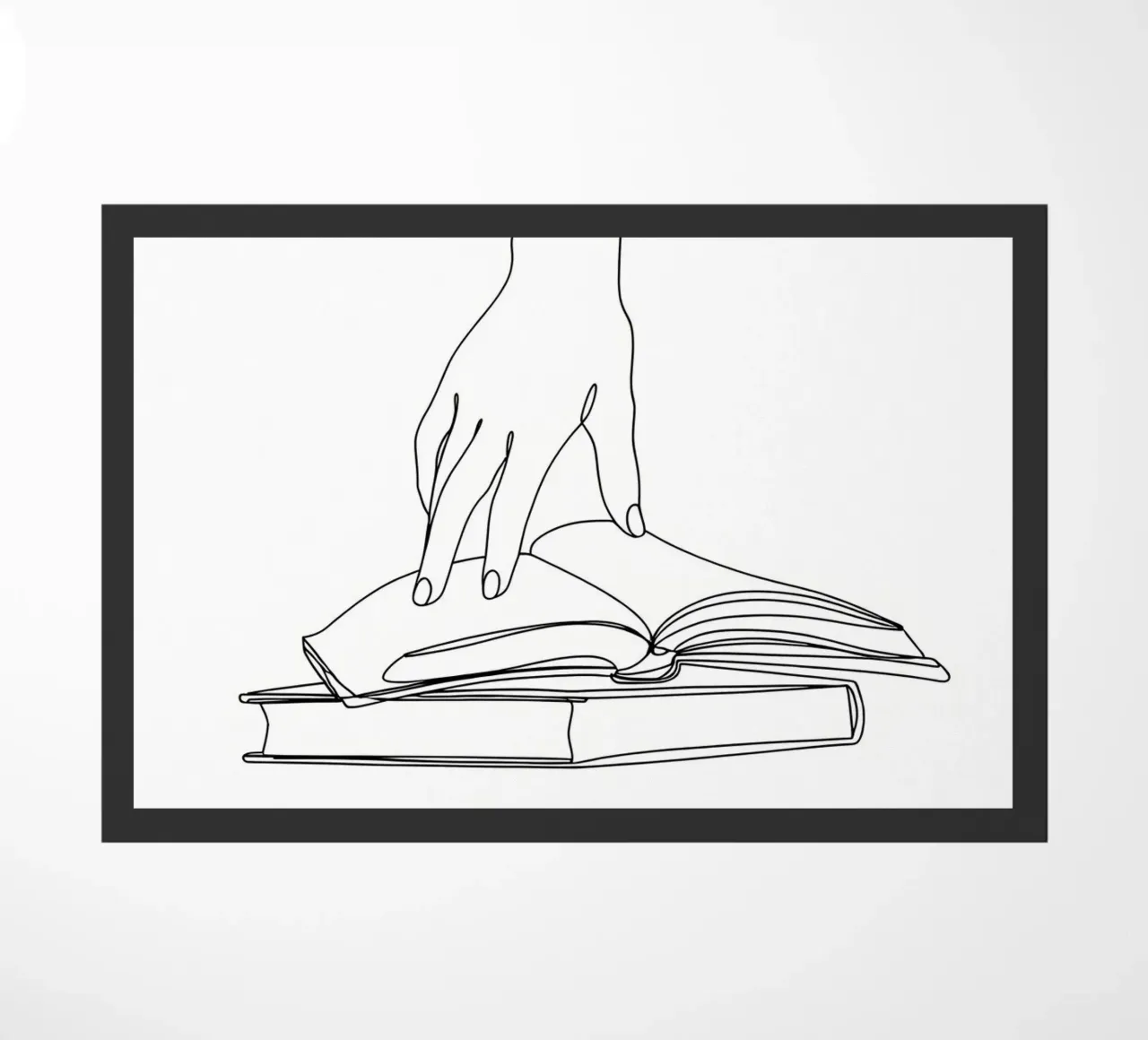 Hands On Book 2 Line art minimalista zerbino da Viv Line Art