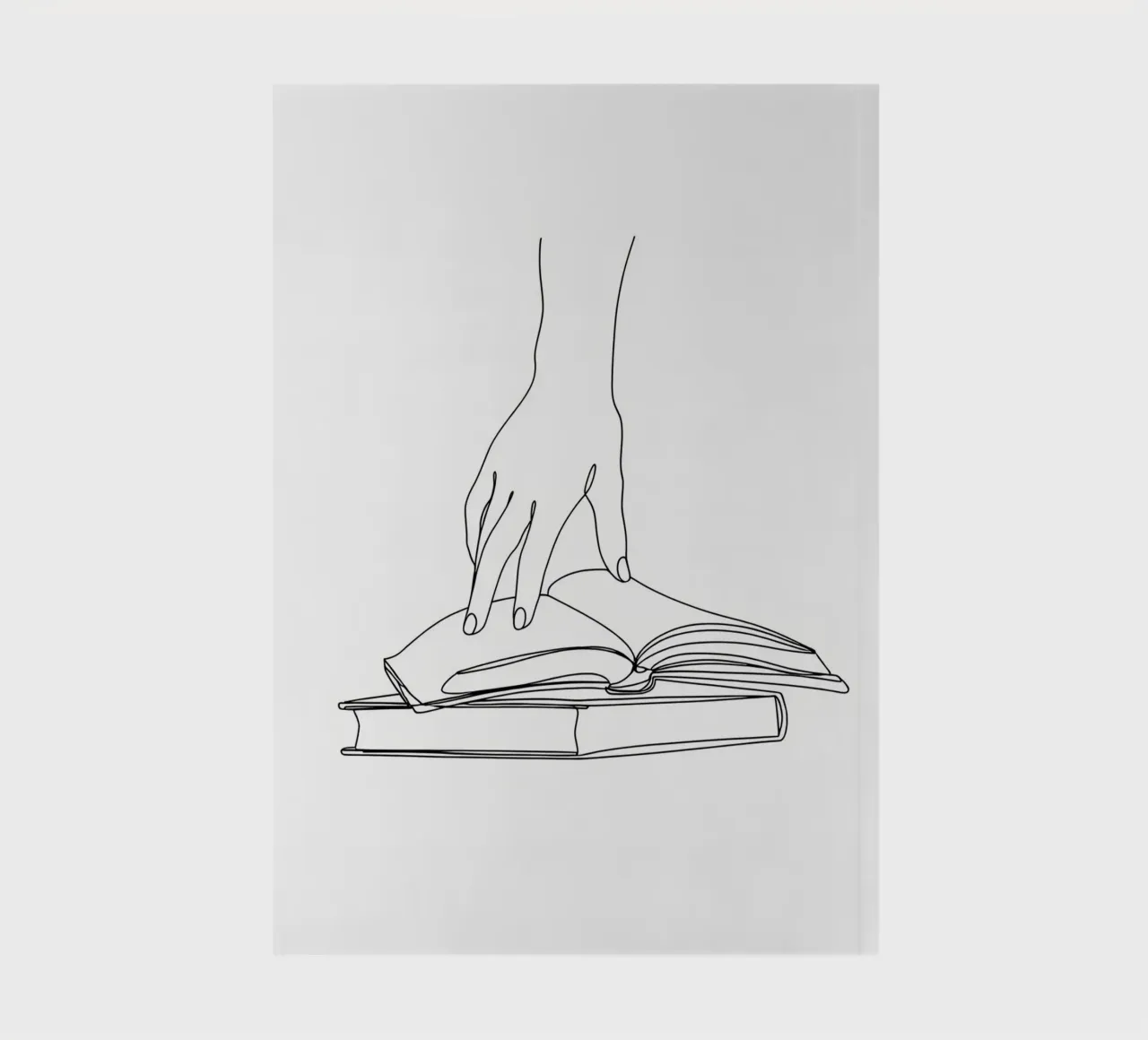 Hands On Boek 2 Minimalistische lijntekeningen notitieboek van Viv Line Art