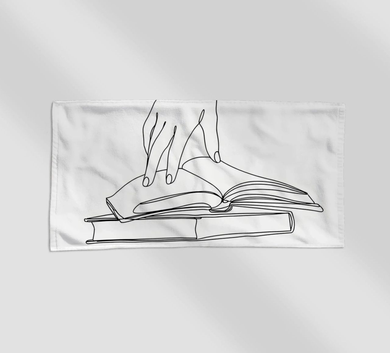 Hands On Book 2 Line art minimalista telo mare da Viv Line Art