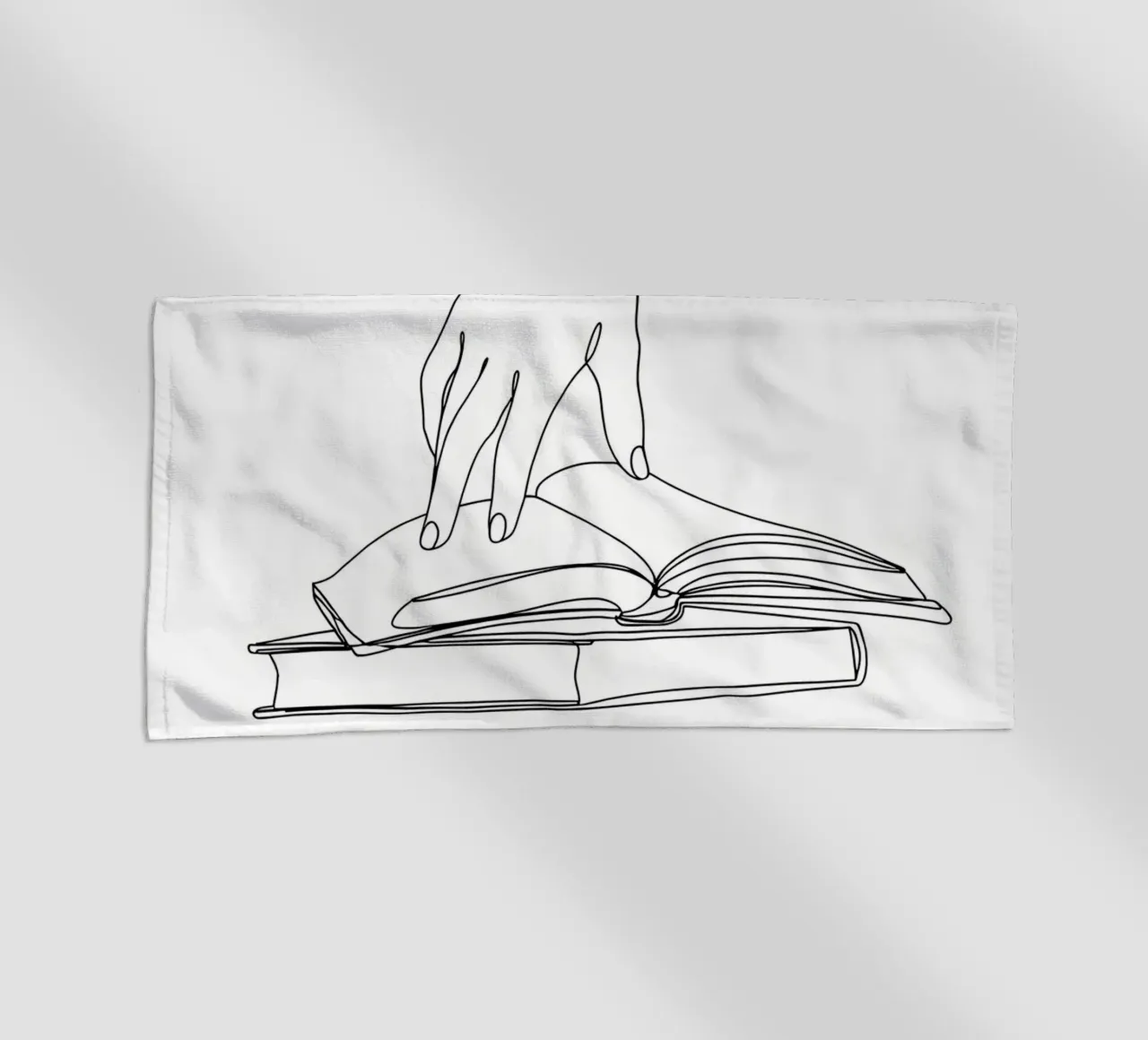 Hands On Book 2 Line art minimalista telo mare da Viv Line Art