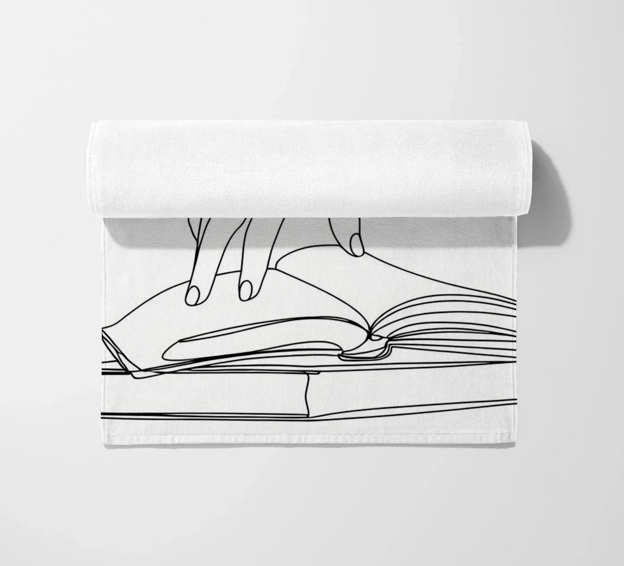 Hands On Book 2 Line art minimalista telo mare da Viv Line Art
