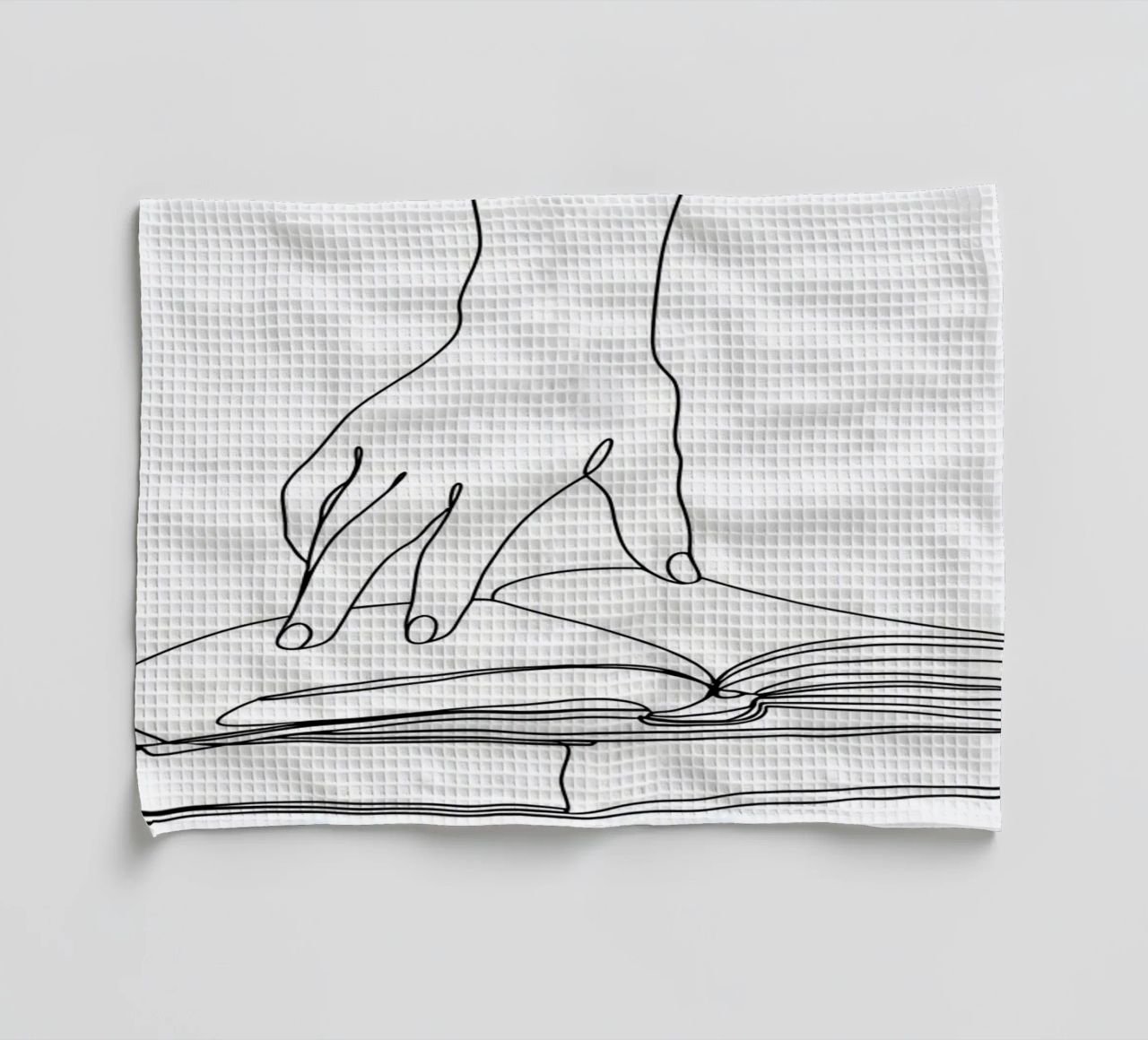 Hands On Book 2 Dessin au trait minimaliste torchon de Viv Line Art