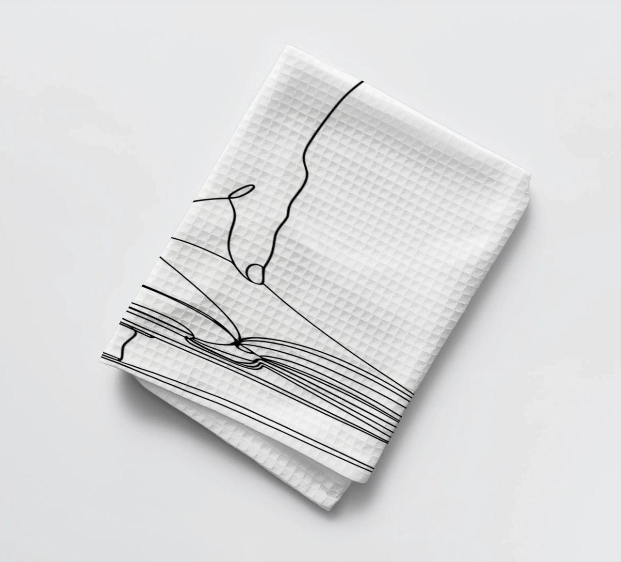 Hands On Book 2 Dessin au trait minimaliste torchon de Viv Line Art