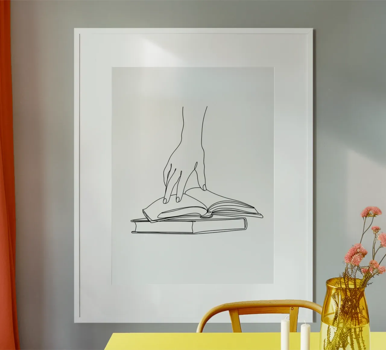 Hands On Book 2 Line art minimalista carta hahnemühle da Viv Line Art