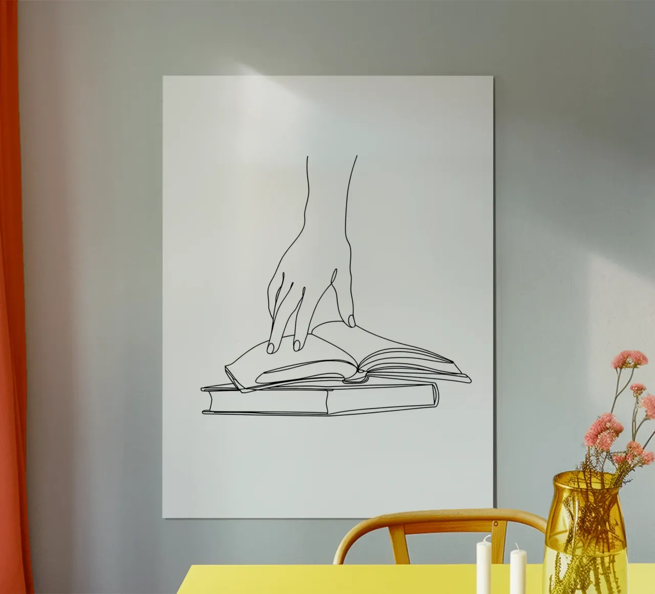 Hands On Book 2 Line art minimalista carta hahnemühle da Viv Line Art