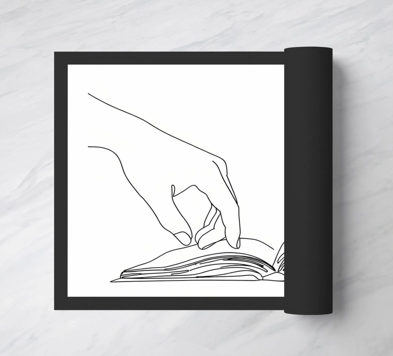 Hands On Book 3 Line art minimalista zerbino da Viv Line Art
