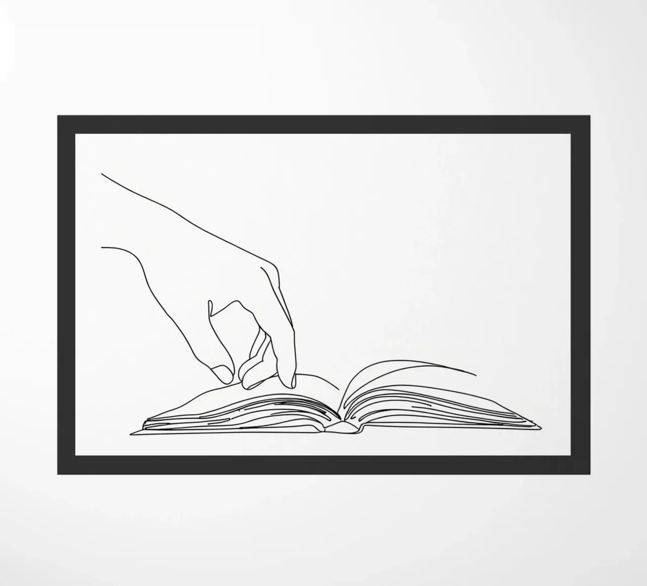 Hands On Book 3 Line art minimalista zerbino da Viv Line Art