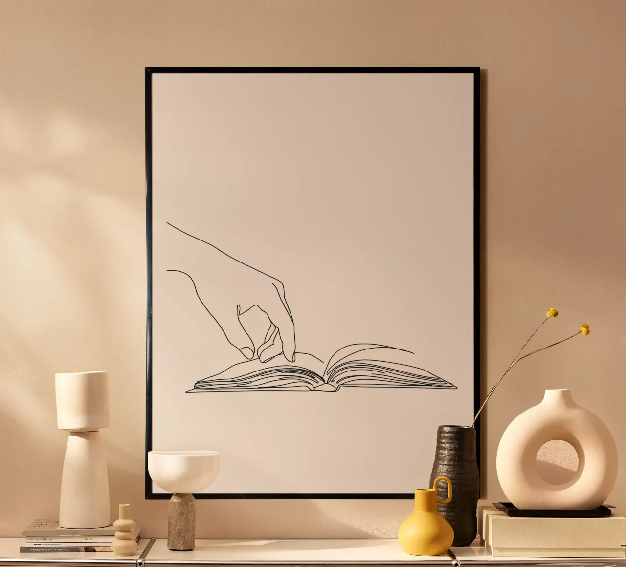 Hands On Book 3 Line art minimalista carta hahnemühle da Viv Line Art