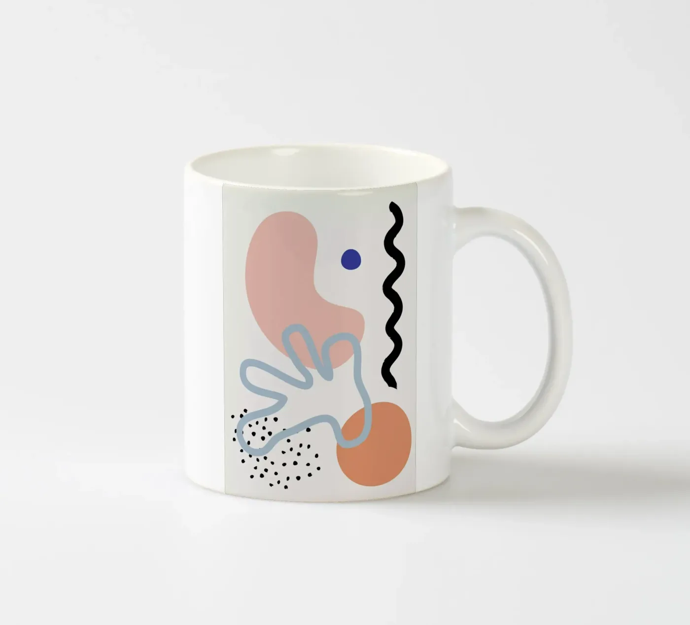 Crescent ceramic mug by Studio One