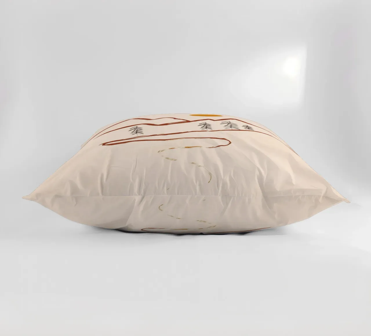 Mountain Minimal cuscino da Flow Line