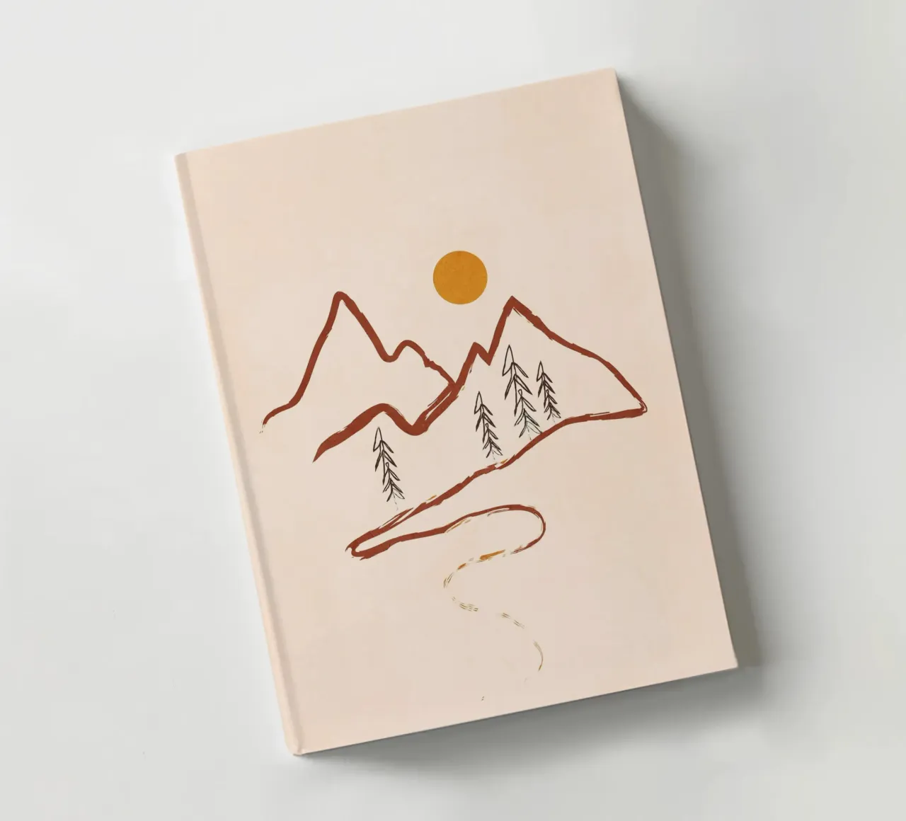 Mountain Minimal notebook by Flow Line