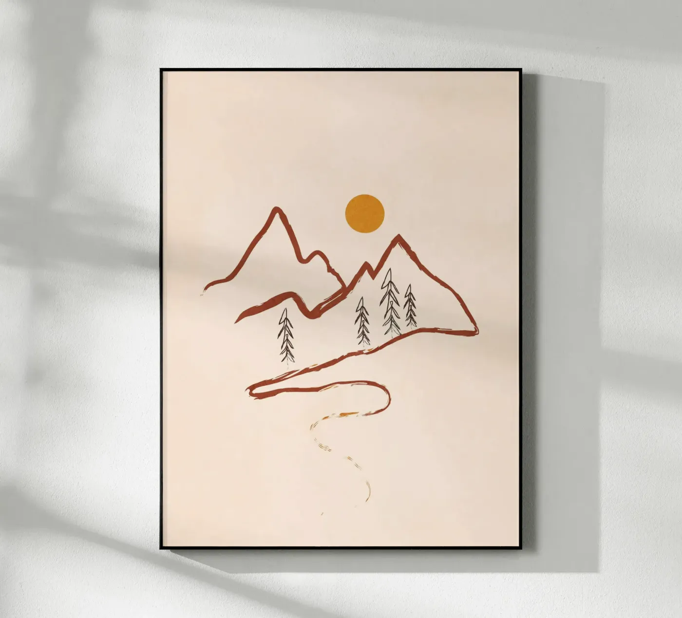 Mountain Minimal plexiglas de Flow Line